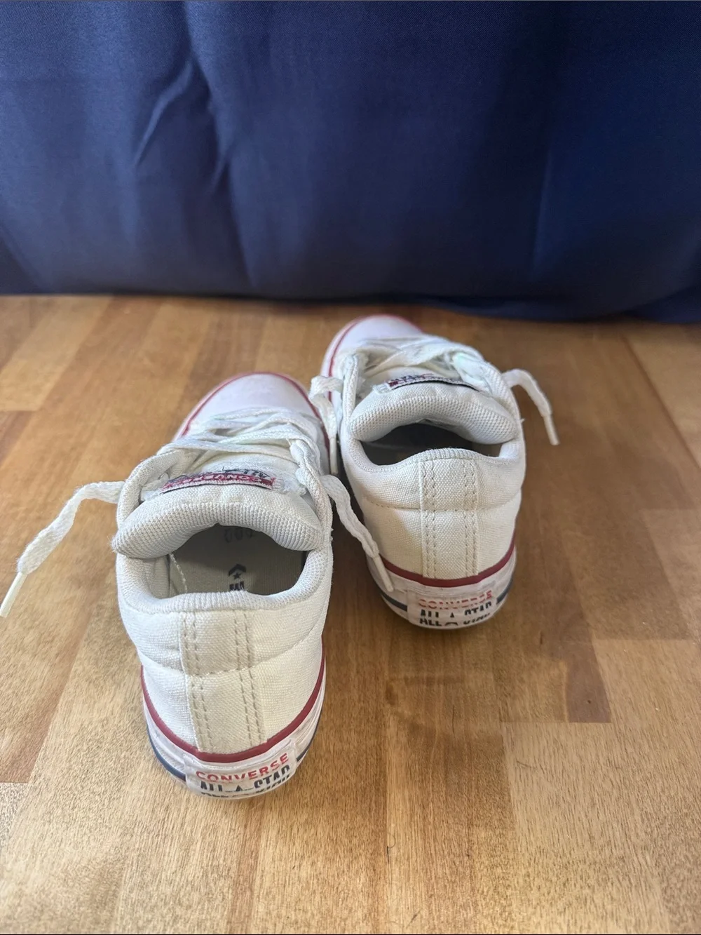 White Classic Converse Low Top Sneakers
